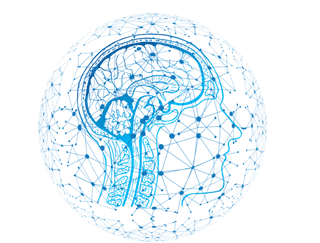 Illustration of a group of people marvelling at an ether (ETH) glyph in awe.